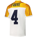 Friene G.Bay Packers 1994 #4 Brett Favre Mitchell & Ness White Authentic Throwback Retired Player Puhic Stitched Jerseys