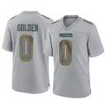 Friene GB.Packers #0 Matthew Golden Player Gray Atmosphere Fashion Home Game Stitched Jerseys