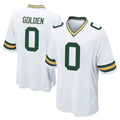 Friene GB.Packers #0 Matthew Golden Player White Home Game Stitched Jerseys