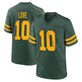Friene GB.Packers #10 Jordan Love Player Green Alternate Home Game Stitched Jerseys