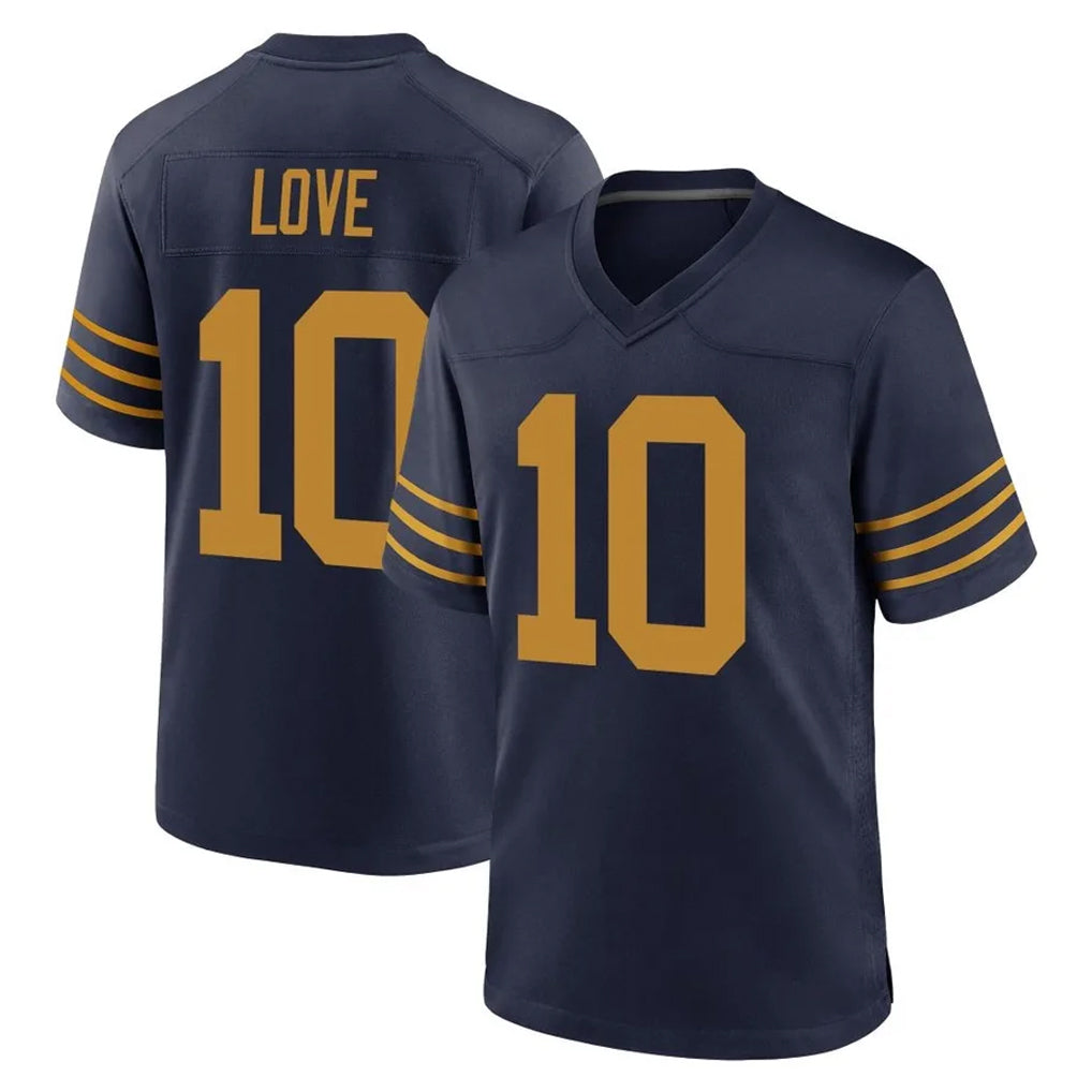 Friene GB.Packers #10 Jordan Love Player Navy The 1923 Classic Home Game Stitched Jerseys