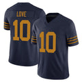 Friene GB.Packers #10 Jordan Love Player Navy The 1923 Classic Vapor F.U.S.E. Home Game Stitched Jerseys