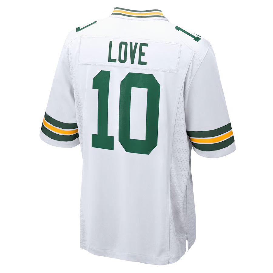 Friene GB.Packers #10 Jordan Love Player White Home Game Stitched Jerseys