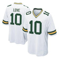 Friene GB.Packers #10 Jordan Love Player White Home Game Stitched Jerseys