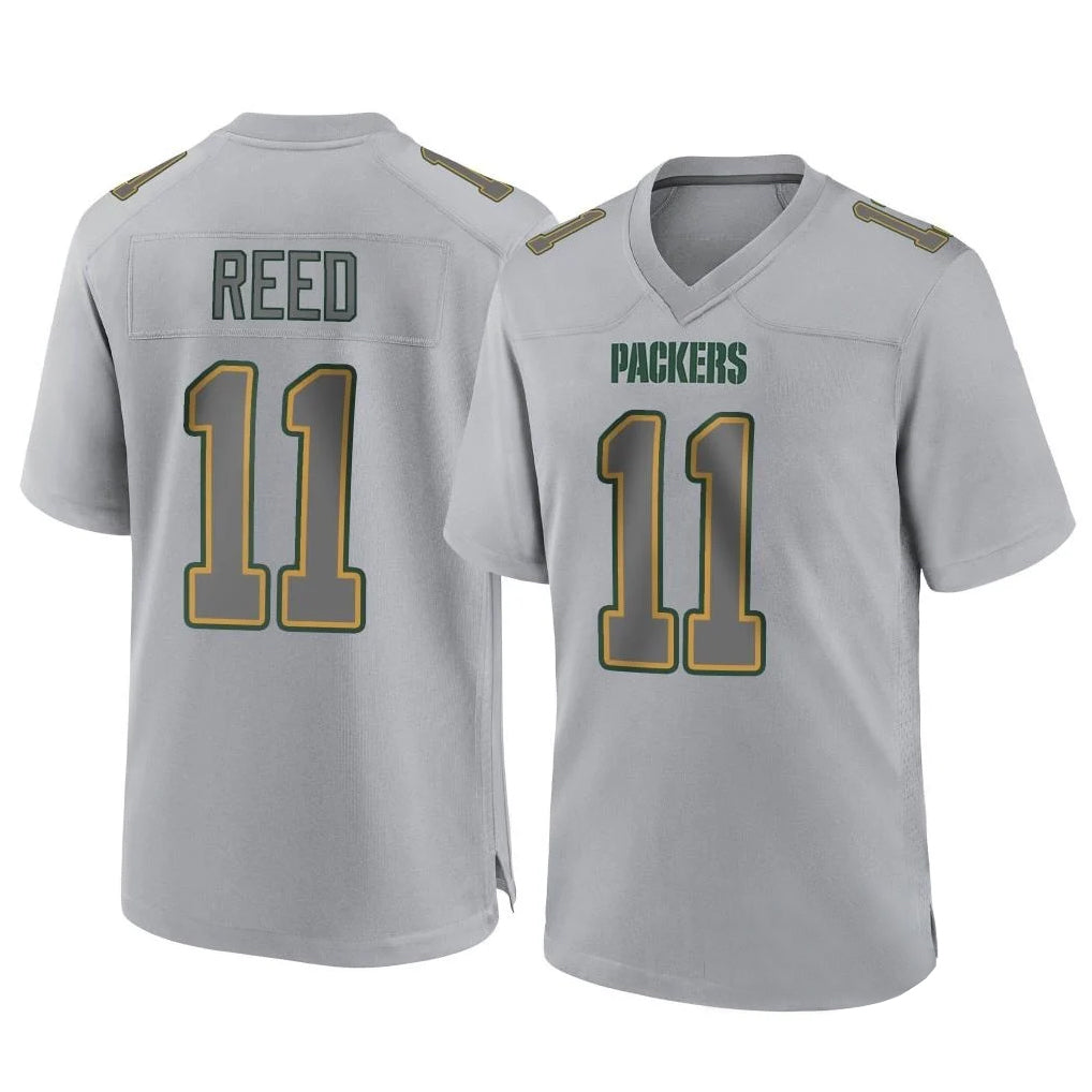 Friene GB.Packers #11 Jayden Reed Player Gray Atmosphere Fashion Home Game Stitched Jerseys