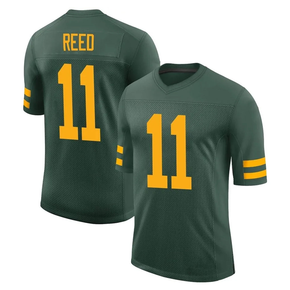 Friene GB.Packers #11 Jayden Reed Player Green Alternate Home Game Stitched Jerseys