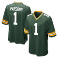 Friene GB.Packers #1 Micah Parsons Player Green Home Game Stitched Jerseys
