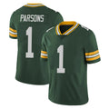 Friene GB.Packers #1 Micah Parsons Player Green Vapor Untouchable Limited Home Game Stitched Jerseys