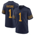 Friene GB.Packers #1 Micah Parsons Player Navy The 1923 Classic Home Game Stitched Jerseys