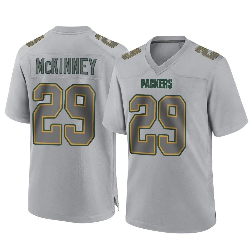 Friene GB.Packers #29 Xavier McKinney Player Gray Atmosphere Fashion Home Game Stitched Jerseys