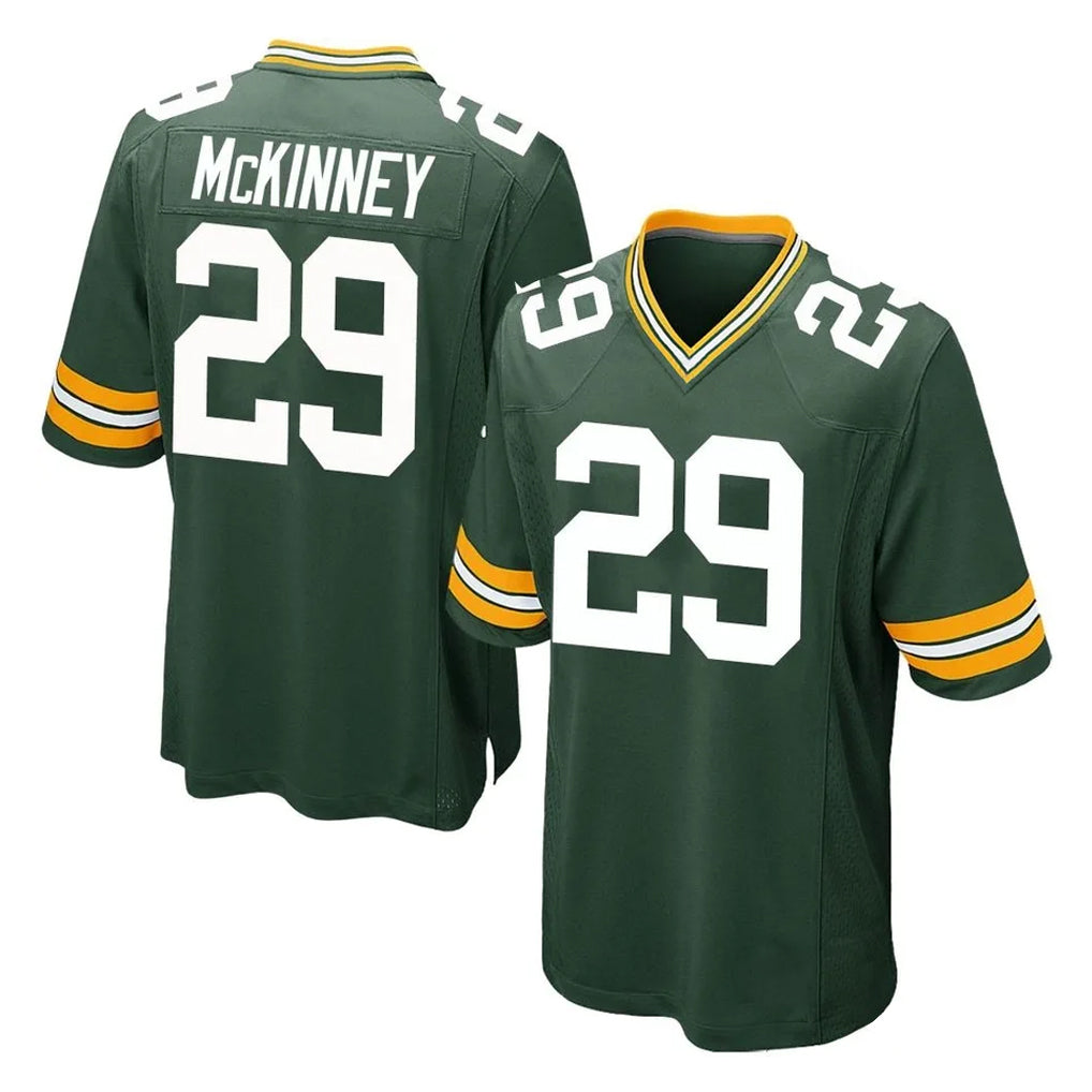 Friene GB.Packers #29 Xavier McKinney Player Green Home Game Stitched Jerseys