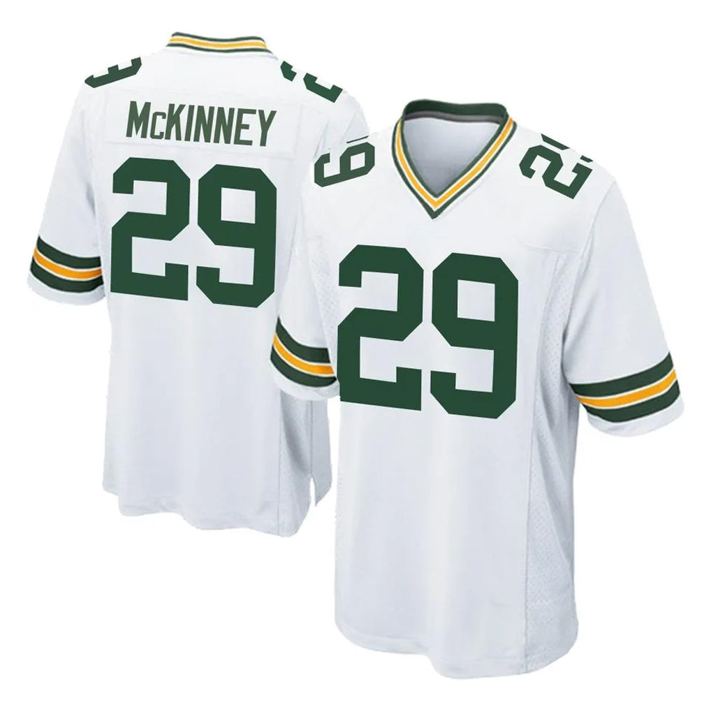 Friene GB.Packers #29 Xavier McKinney Player White Home Game Stitched Jerseys