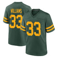 Friene GB.Packers #33 Evan Williams Player Green Alternate Home Game Stitched Jerseys