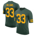 Friene GB.Packers #33 Evan Williams Player Green Alternate Vapor Home Game Stitched Jerseys