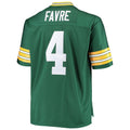 Friene GB.Packers #4 Brett Favre Mitchell & Ness Green Big & Tall Retired Player Replica Stitched Jerseys