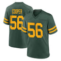 Friene GB.Packers #56 Edgerrin Cooper Player Green Alternate Home Game Stitched Jerseys