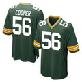 Friene GB.Packers #56 Edgerrin Cooper Player Green Home Game Stitched Jerseys