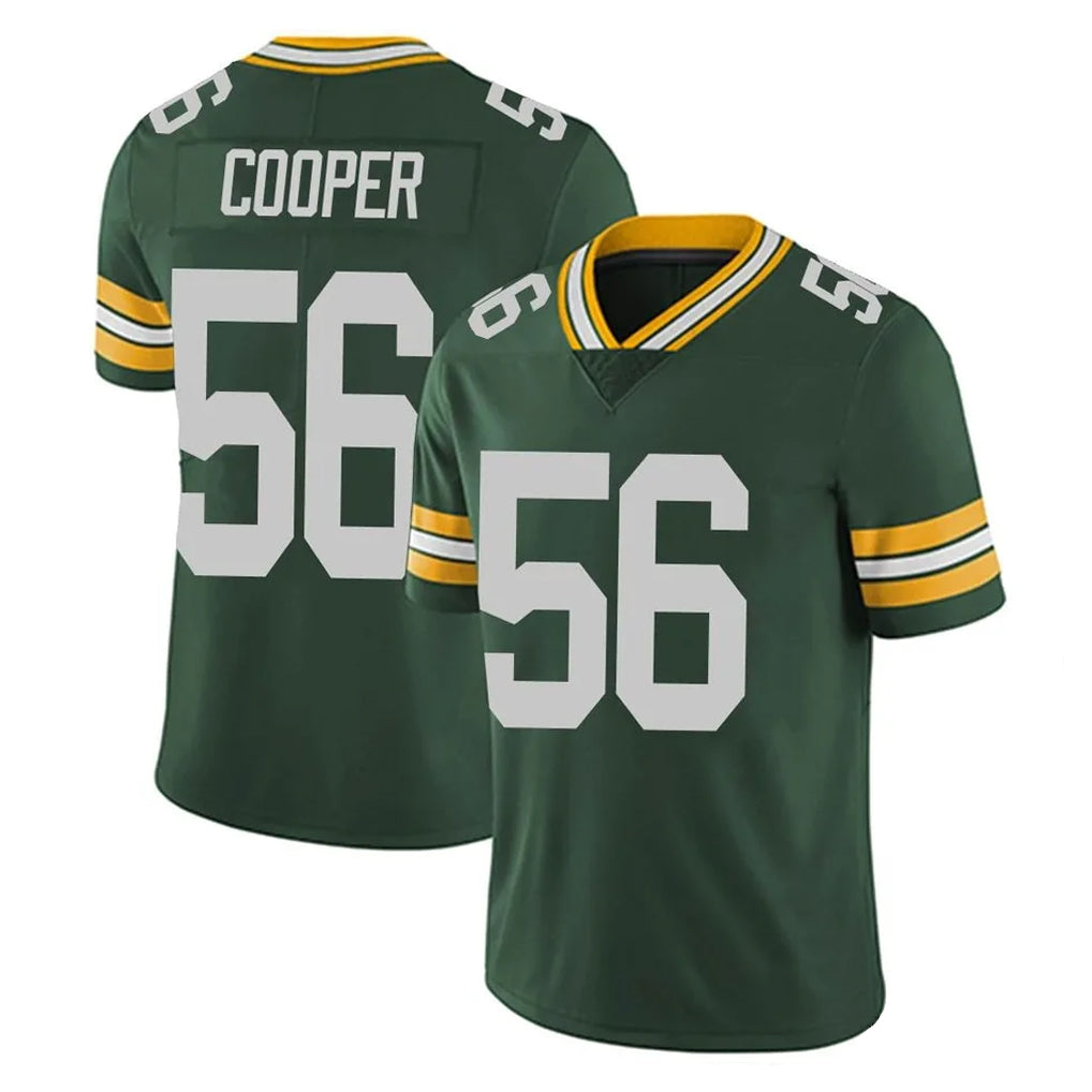 Friene GB.Packers #56 Edgerrin Cooper Player Green Vapor Untouchable Limited Home Game Stitched Jerseys