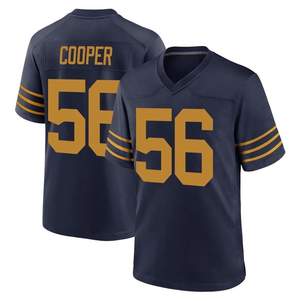 Friene GB.Packers #56 Edgerrin Cooper Player Navy The 1923 Classic Home Game Stitched Jerseys