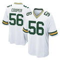 Friene GB.Packers #56 Edgerrin Cooper Player White Home Game Stitched Jerseys
