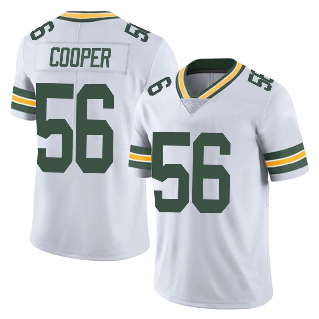 Friene GB.Packers #56 Edgerrin Cooper Player White Vapor Untouchable Limited Home Game Stitched Jerseys
