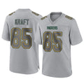 Friene GB.Packers #85 Tucker Kraft Player Gray Atmosphere Fashion Home Game Stitched Jerseys