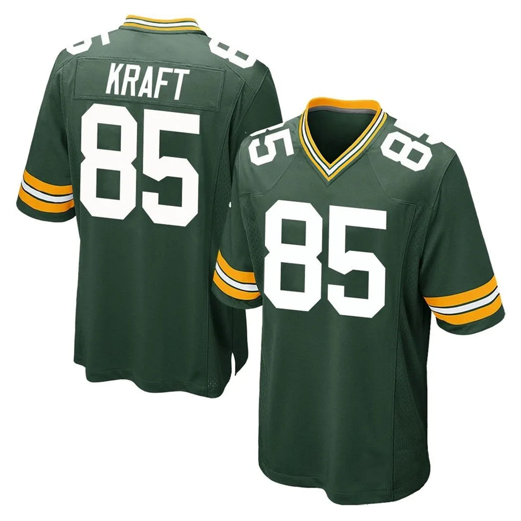 Friene GB.Packers #85 Tucker Kraft Player Green Home Game Stitched Jerseys