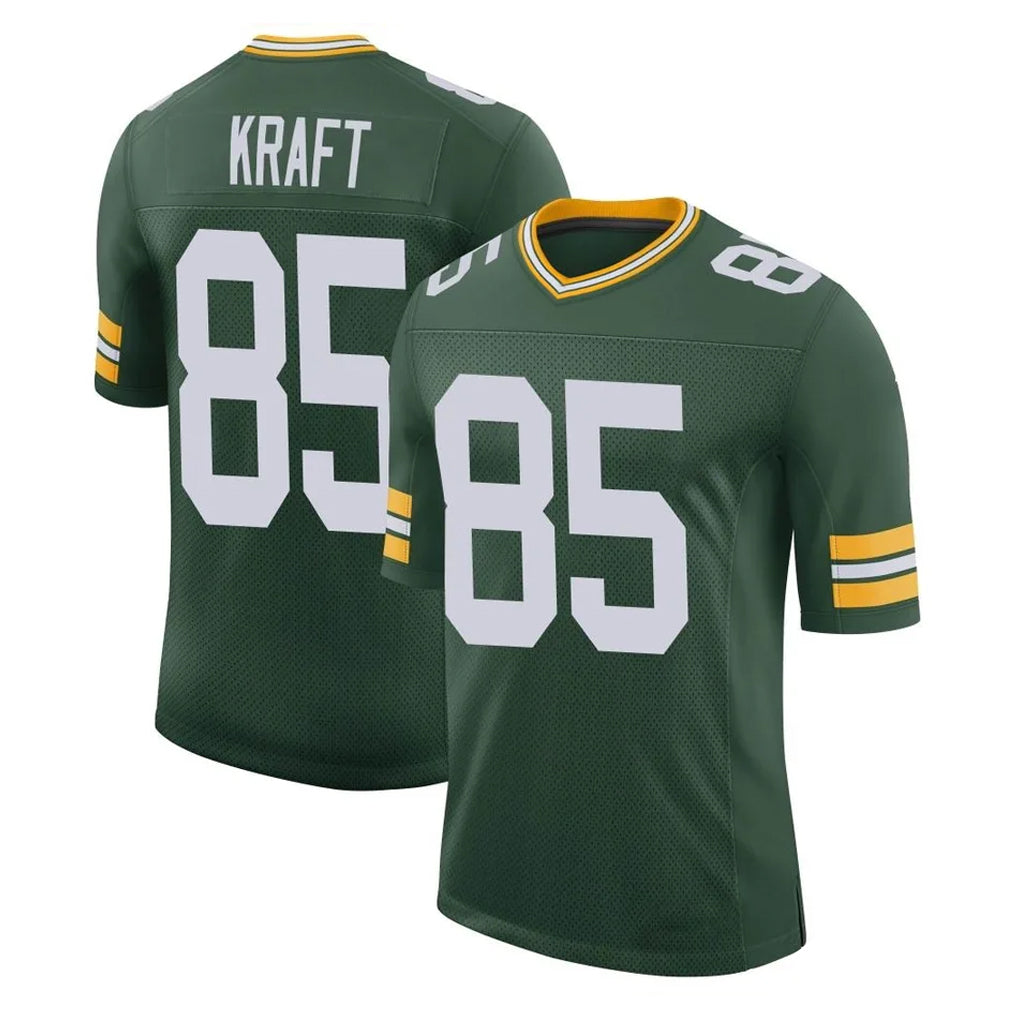 Friene GB.Packers #85 Tucker Kraft Player Green Limited Classic Home Game Stitched Jerseys