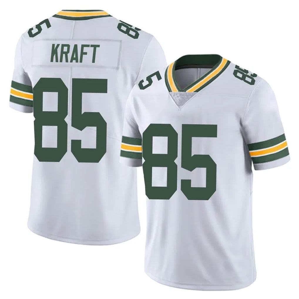 Friene GB.Packers #85 Tucker Kraft Player White Vapor Untouchable Limited Home Game Stitched Jerseys
