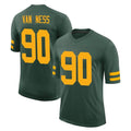 Friene GB.Packers #90 Lukas Van Ness Player Green Alternate Vapor Home Game Stitched Jerseys