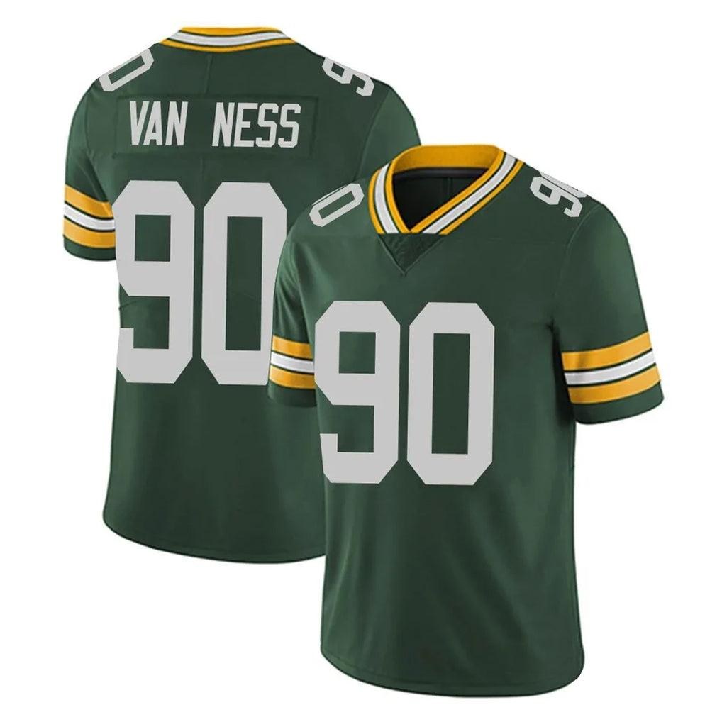 Friene GB.Packers #90 Lukas Van Ness Player Green Vapor Untouchable Limited Home Game Stitched Jerseys