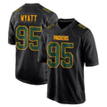 Friene GB.Packers #95 Devonte Wyatt Player Black Fashion Home Game Stitched Jerseys