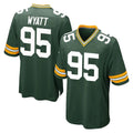 Friene GB.Packers #95 Devonte Wyatt Player Green Home Game Stitched Jerseys