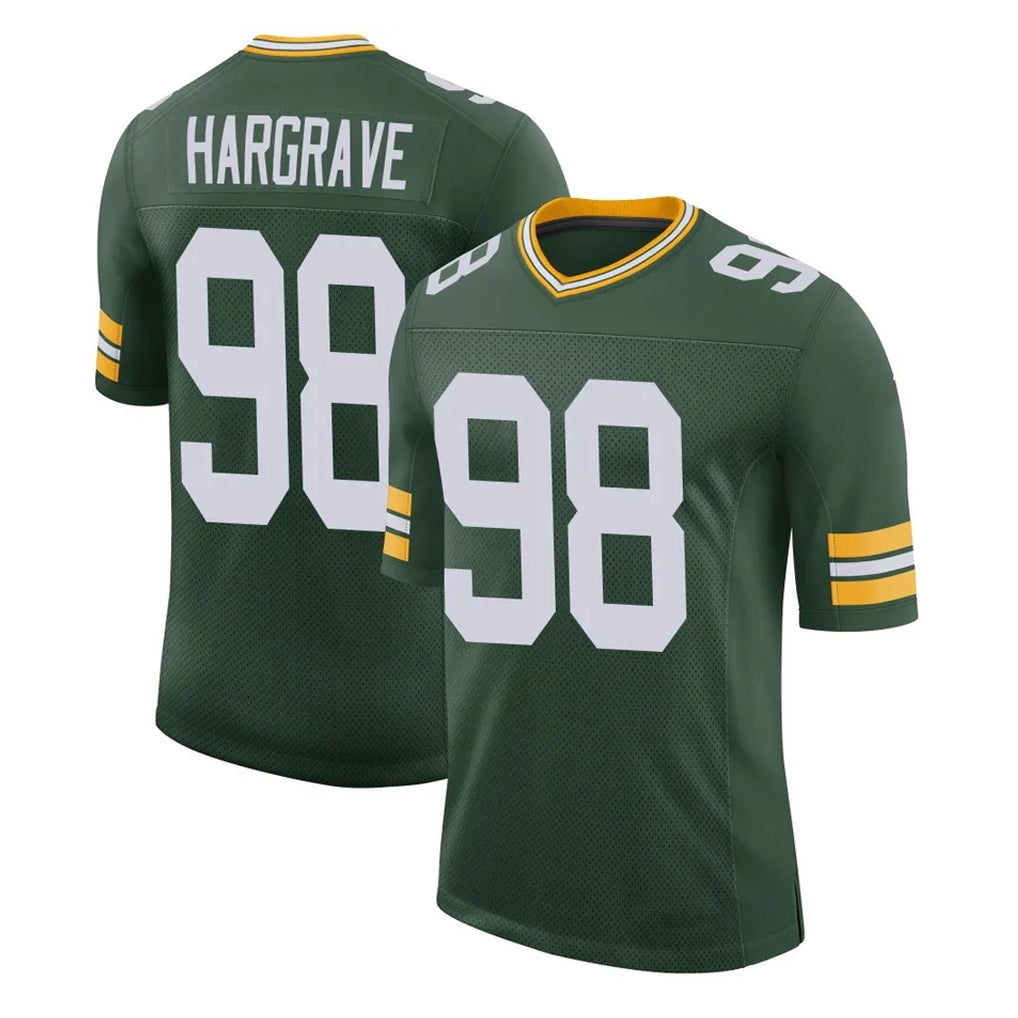 Friene GB.Packers #98 Javon Hargrave Player Green Limited Classic Home Game Stitched Jerseys