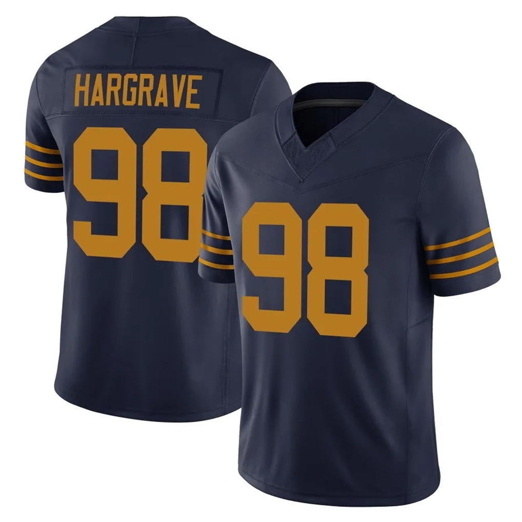 Friene GB.Packers #98 Javon Hargrave Player Navy The 1923 Classic Vapor F.U.S.E. Home Game Stitched Jerseys