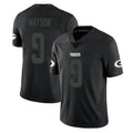 Friene GB.Packers #9 Christian Watson Player Black Impact Limited Home Game Stitched Jerseys
