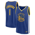 Friene GS.Warriors #1 Yaxel Lendeborg Royal 2026  Draft First Round Pick Fast Break Jerseys - Icon Edition