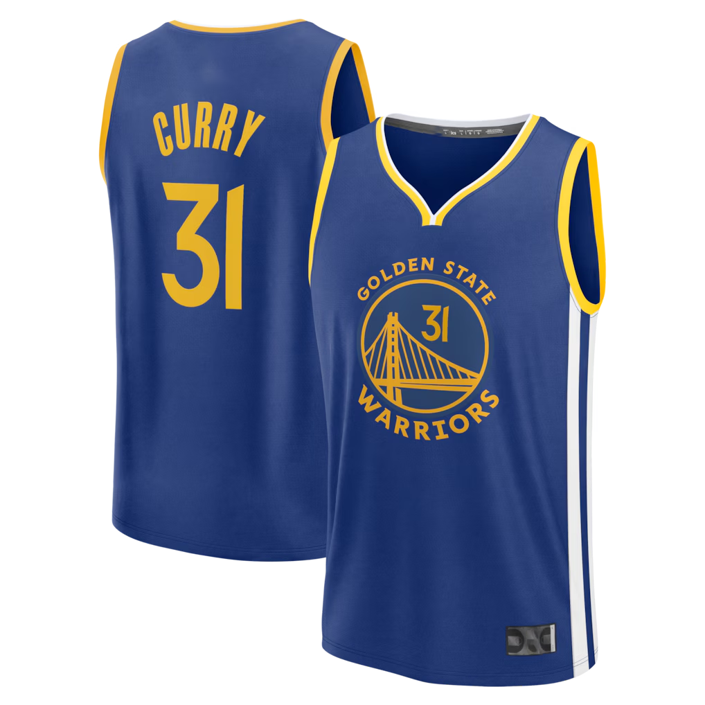 Friene GS.Warriors #31 Seth Curry Blue Fast Break Replica Jerseys - Icon Edition