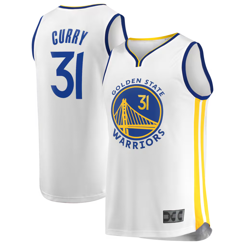 Friene GS.Warriors #31 Seth Curry White Fast Break Replica Player Jerseys - Association Edition