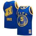 Friene GS.Warriors #5 Baron Davis Mitchell & Ness Royal Hardwood Classics 200405 Swingman Jerseys