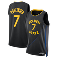 Friene GS.Warriors #7 Kristaps Porzi??is Black Swingman Jerseys - Statement Edition