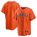 Friene H.Astros Orange Home Game Blank Player Stitched Jerseys