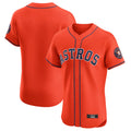 Friene H.Astros Orange Home Limited Elite Blank Player Stitched Jerseys