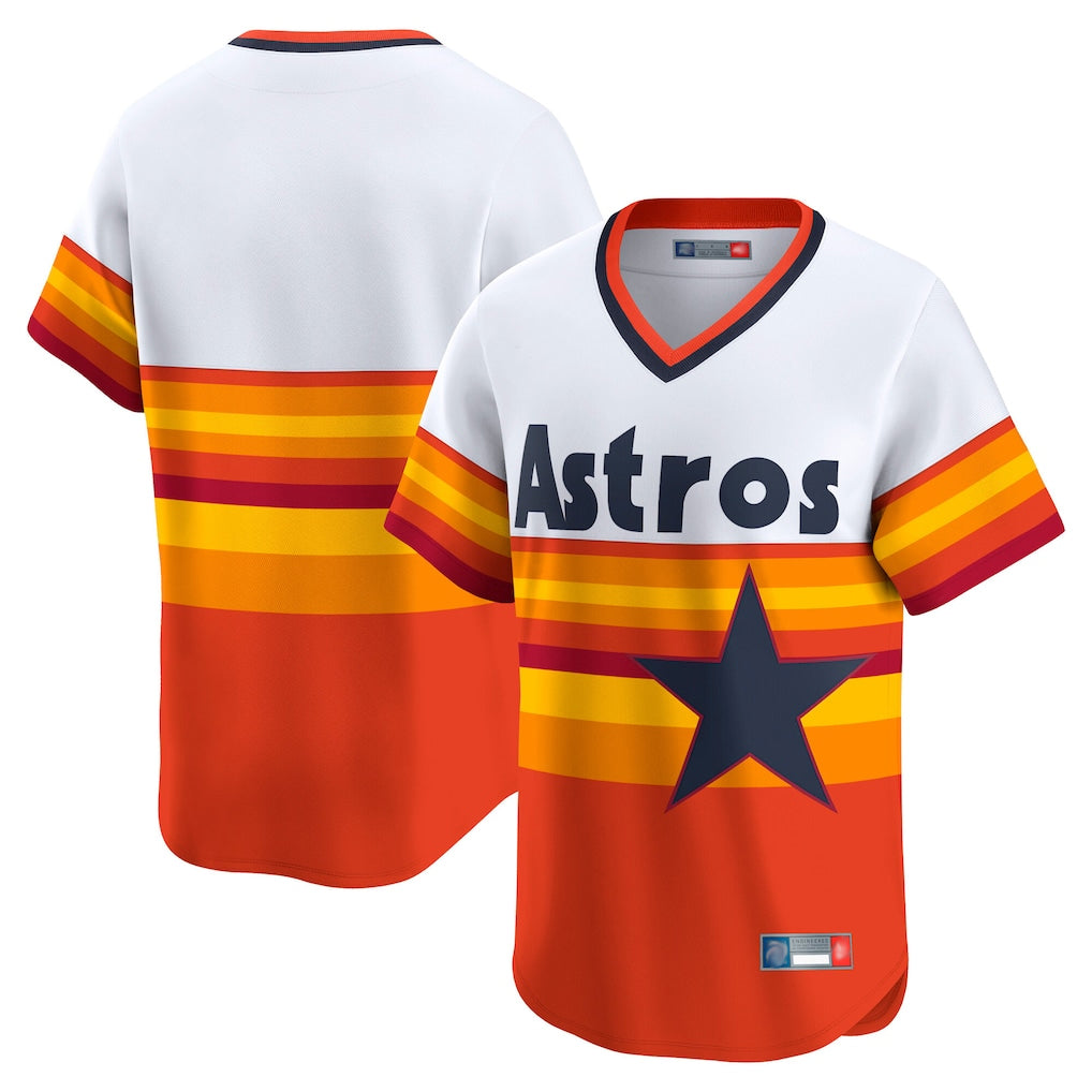 Friene H.Astros Rainbow Cooperstown Collection T-shirt Blank Player Stitched Jerseys