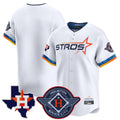 Friene H.Astros White City Connect Texas Patch Vapor Premier Blank Player Limited Home Stitched Jerseys