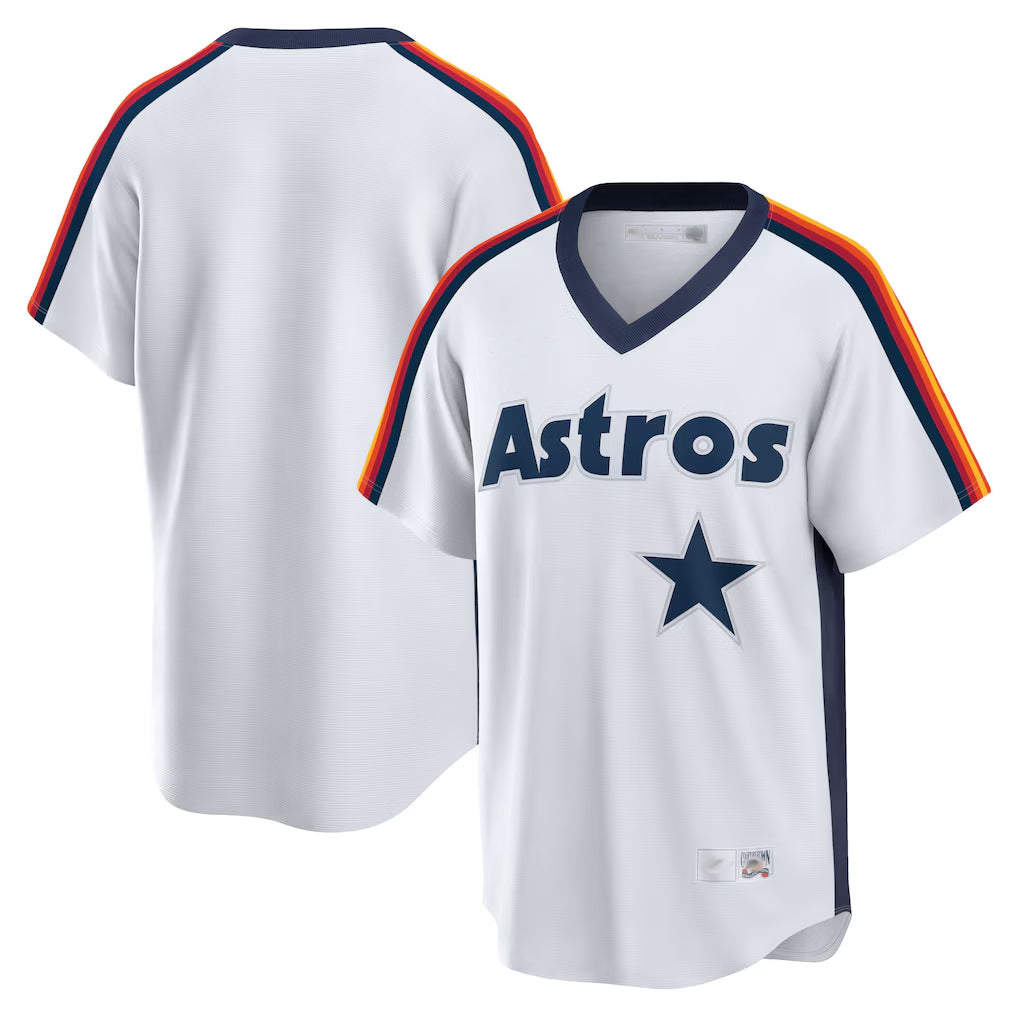 Friene H.Astros White Cooperstown Collection T-shirt Blank Player Stitched Jerseys