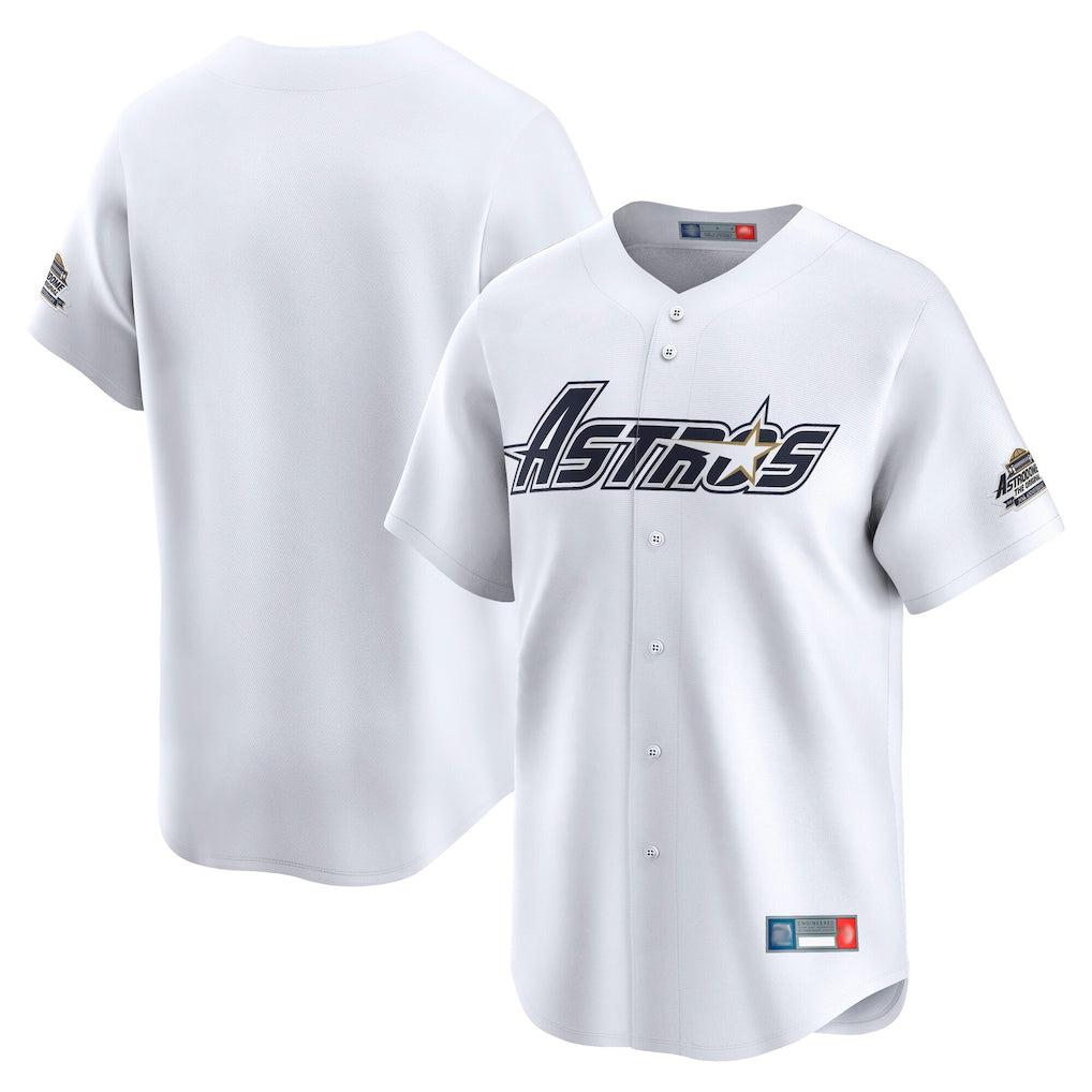 Friene H.Astros White Throwback Cooperstown Collection Limited Blank Player Stitched Jerseys