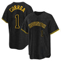 Friene H.Astros #1 Carlos Correa Player Snake Skin City Home Game Stitched Jerseys