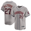 Friene H.Astros #27 Jose Altuve Player Gray Home Limited Stitched Jerseys