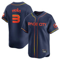 Friene H.Astros #3 Jeremy Pe?a Player Navy City Connect Home Limited Stitched Jerseys